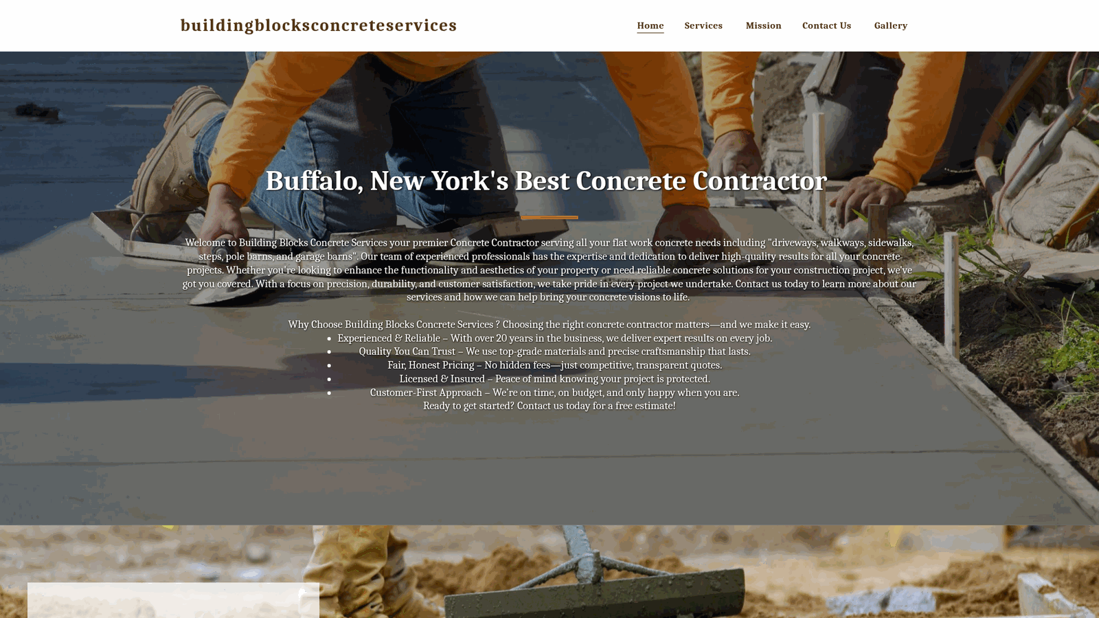 Building Blocks Concrete Services